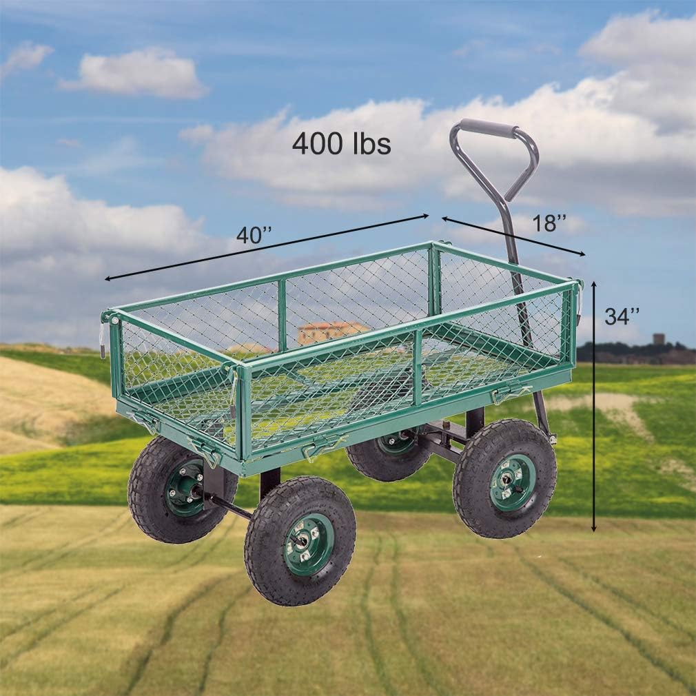 Heavy Duty Steel Utility Cart V9961