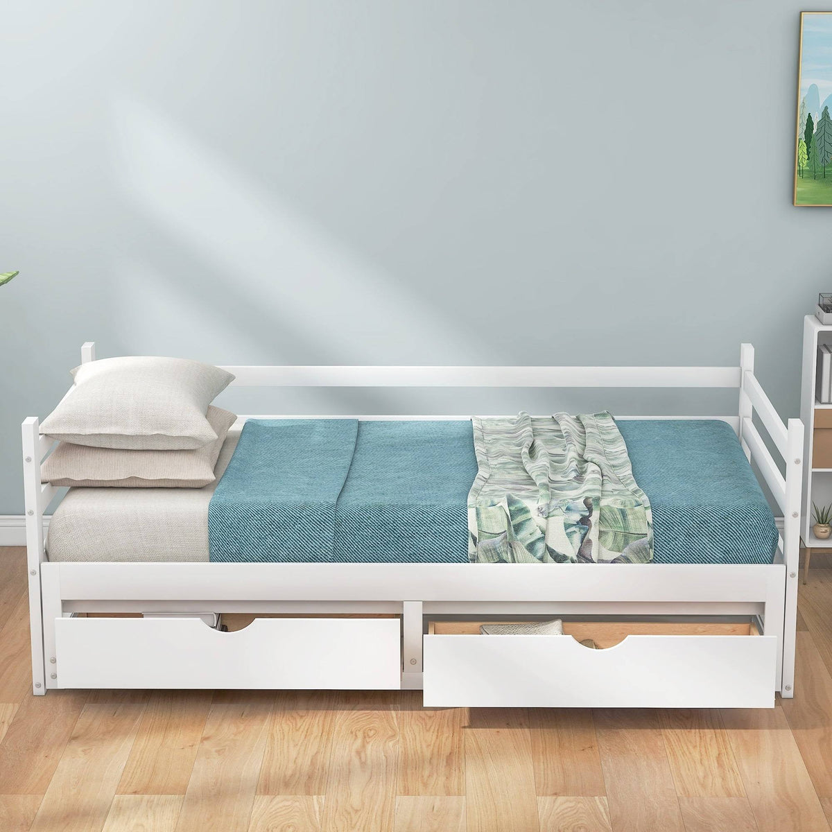 White Convertible Bunk Bed Z462854