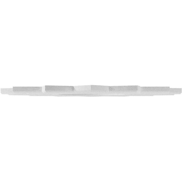 32x22OD x 12 3/8x22ID x 1x22P PVC Pierced Ceiling Medallion L48560