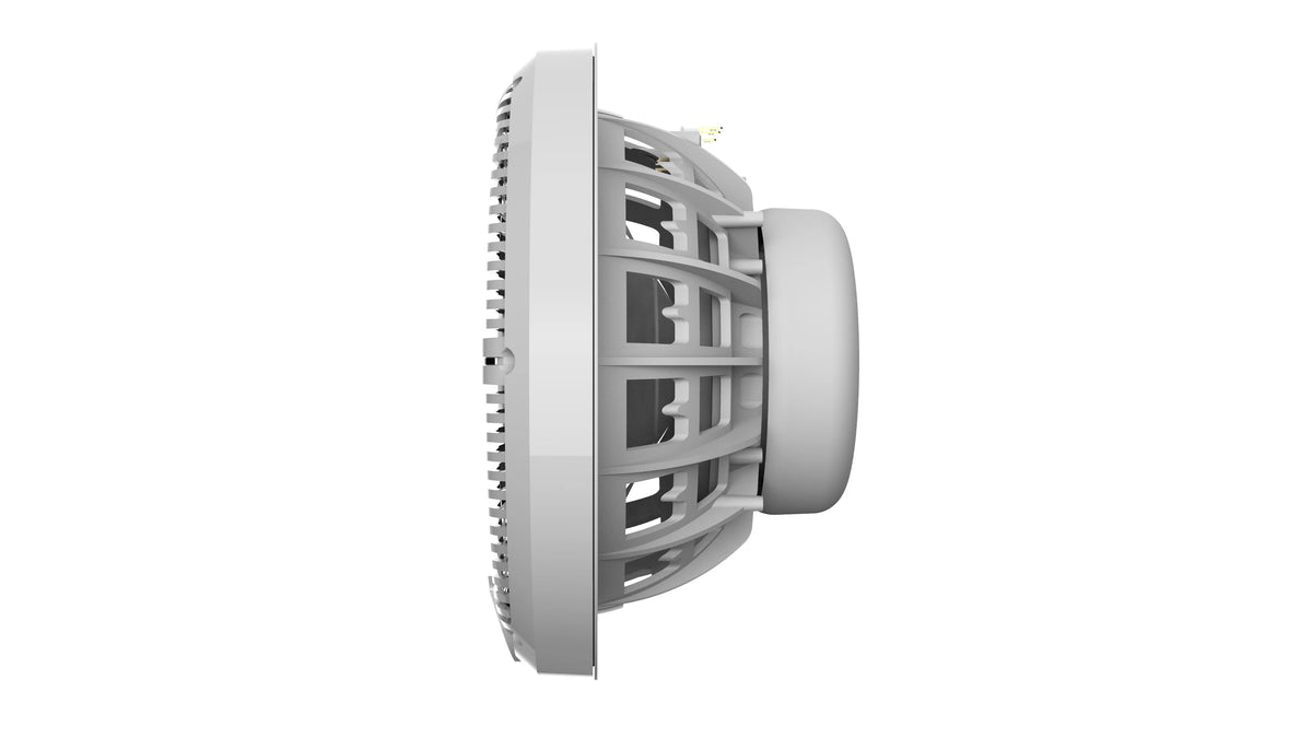 Marine Stereo with 2 Pair of 6.5" White Grill Marine Speakers with RGB Lighting A43898