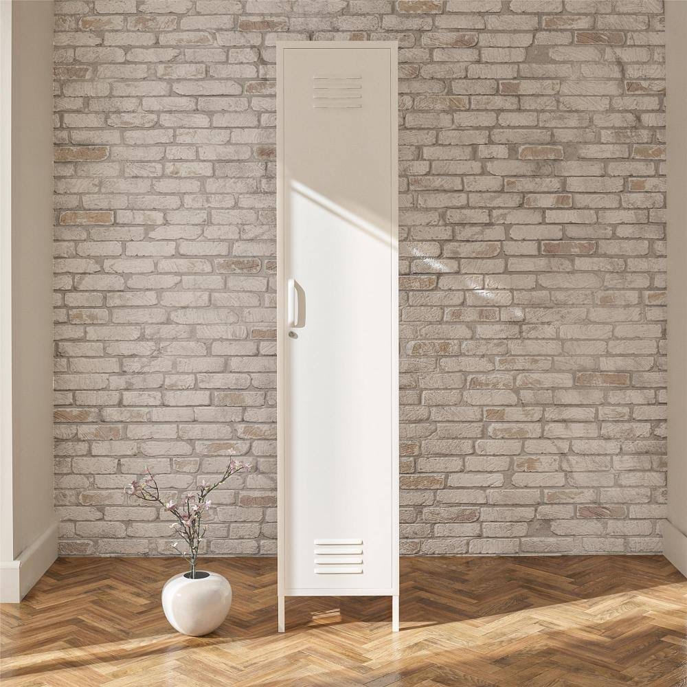White Metal Locker Storage Cabinet H851113