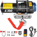 4700 lbs Capacity Electric Winch with Synthetic Rope and Wireless Remote I188