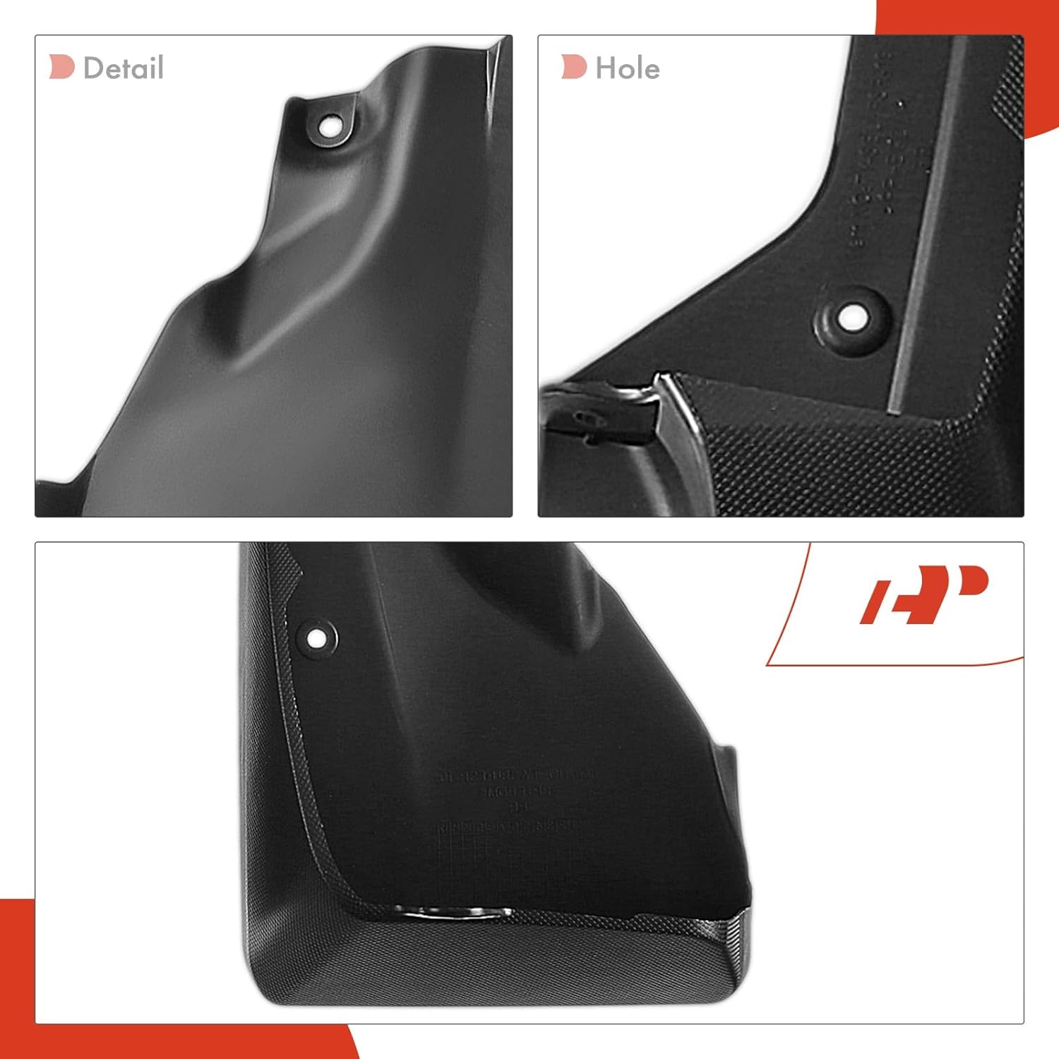 4-PC Splash Guard Mud Flaps Set I99231
