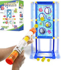 2 Pack Foam Ball Air Popper Guns with Moving Targets J651