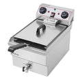 8.5QT Stainless Steel Single Tank Deep Fryer 1700W W301987