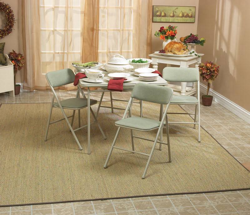 5-Piece Folding Table and Chair Set X164