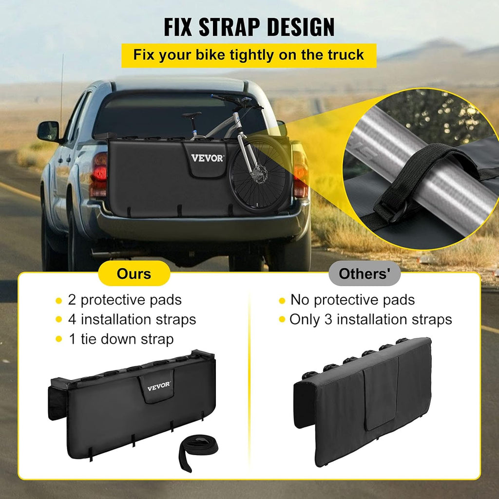 Tailgate Pad for Bikes, 63 Pickup Pad for Pickup Truck Pack of 2 R556968