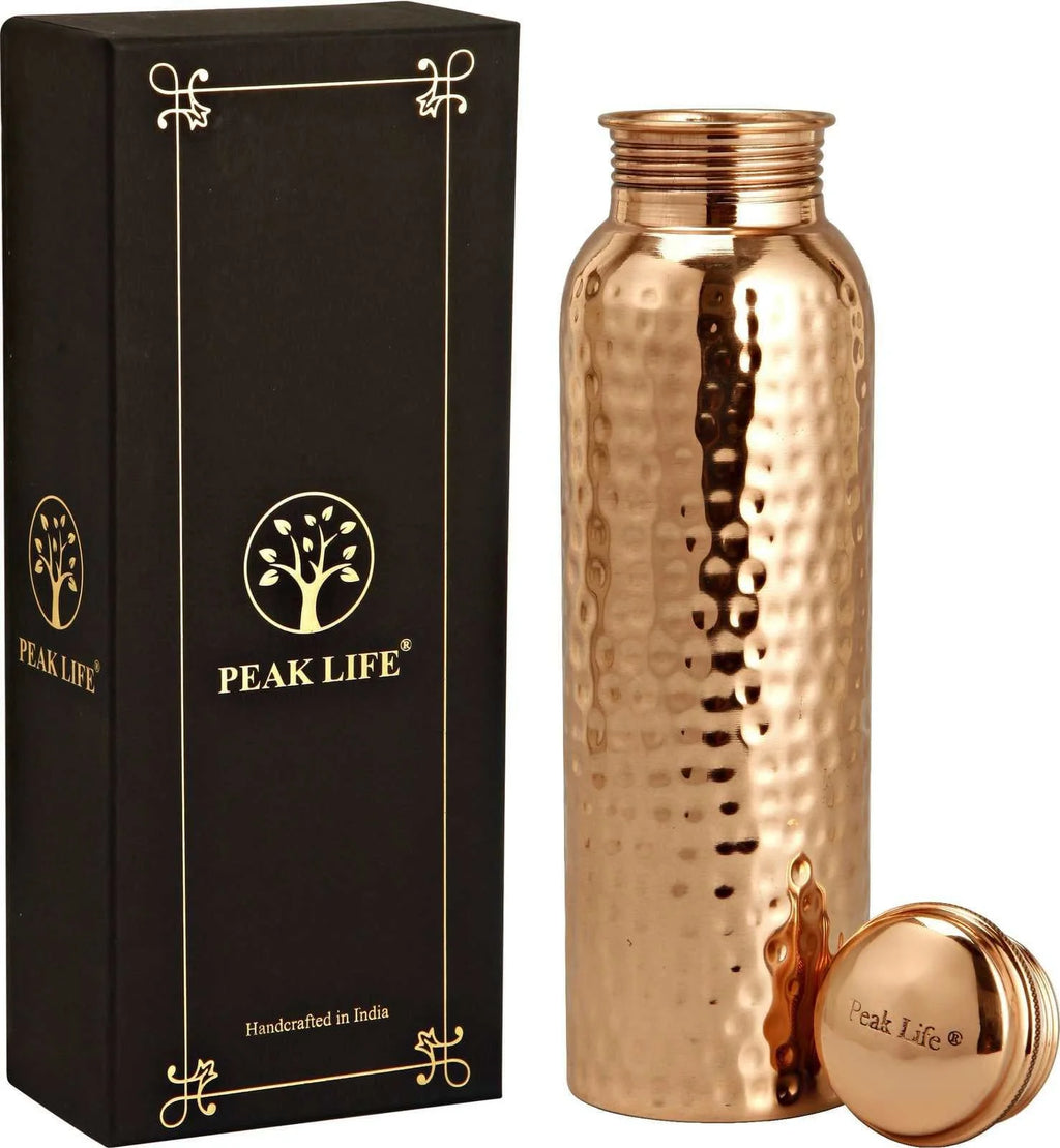 Hammered Copper Water Bottle S553605