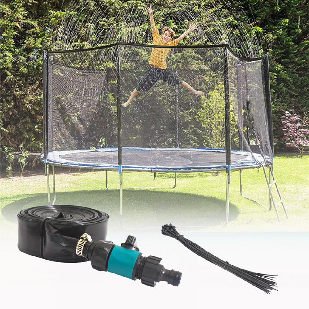 39.4ft Outdoor Trampoline Water Sprinkler Y3329