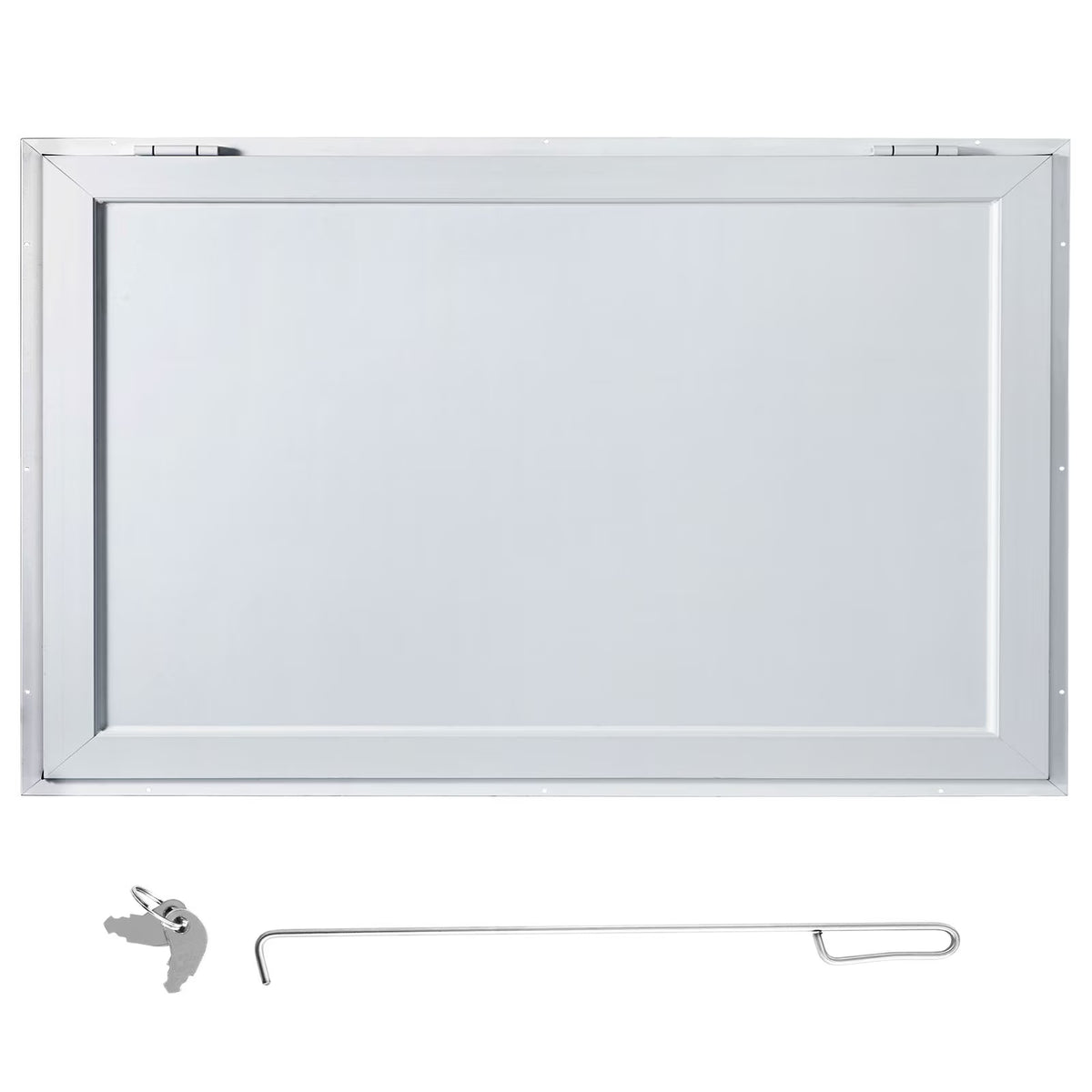 60 x 36 inches Aluminum Food Truck Service Window with 4 Horizontal Sliding Screens X1873