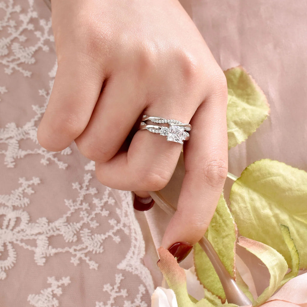 Sterling Silver CZ Ring Size 8.5 E172331