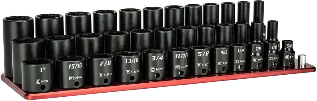 3/8-Inch Drive 48-Piece Impact Socket Set with Adapters and Extensions H161