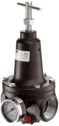 Regulator, 0-125 PSI Pressure Range, Gauge, 500 SCFM, 1-1/2x22 NPT D97106