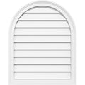 Round Top Surface Mount PVC Gable Vent with Brickmoul N8959
