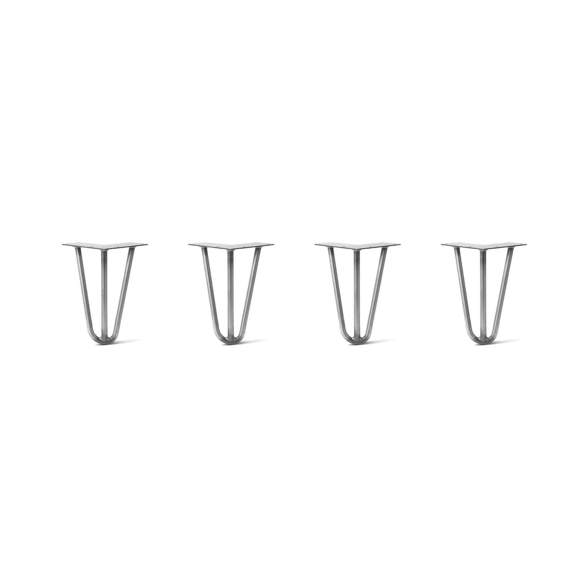 Raw Steel Hairpin Legs Set of 4 H170908