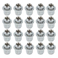 Silver Steel Wheel Nut 20 Pieces N964