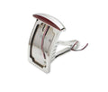 Axle Mount Taillight License Plate Mount Half-Moon Curved Vertical U83826