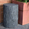 Walnut Brown Tree Stump Side Table P2387