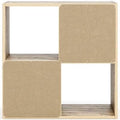 Cube Bookcase, 4 Shelves D158