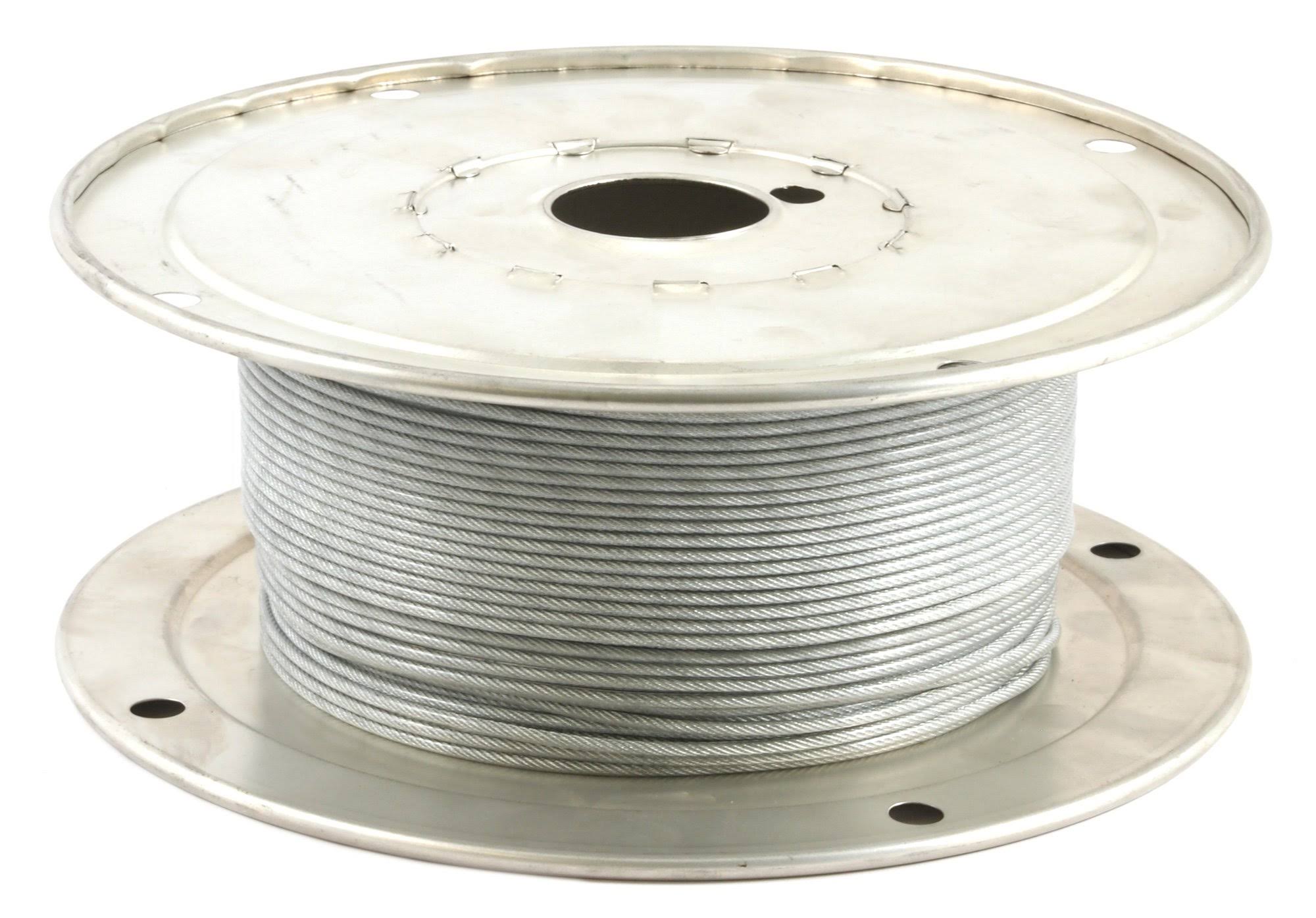 Vinyl Coated Aircraft Cable, 500-Feet-by-1/16-Inch R827513