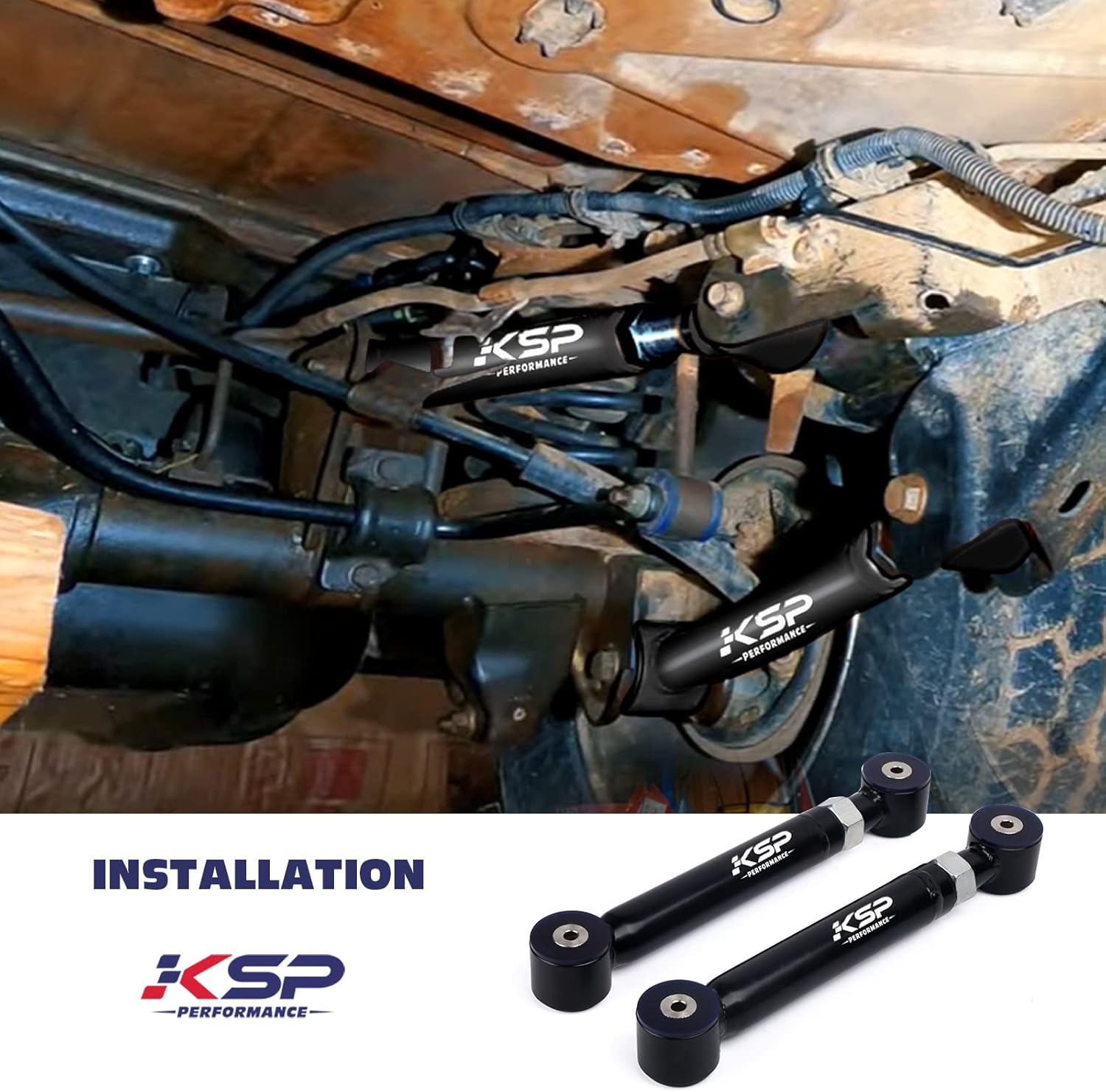 Heavy Duty Adjustable Rear Upper Control Arms Q599