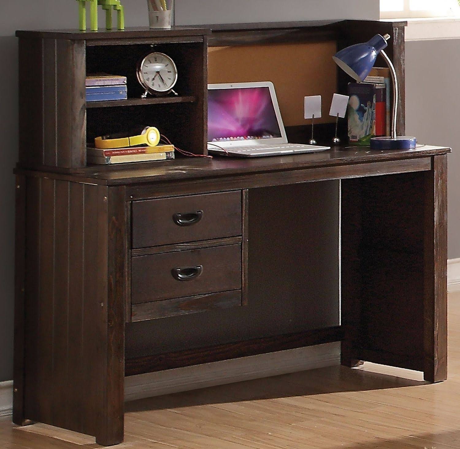 Antique Charcoal Brown Hutch G10197
