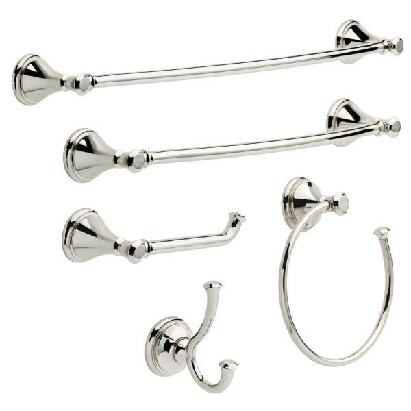 Polished Nickel Double Towel Bar U537