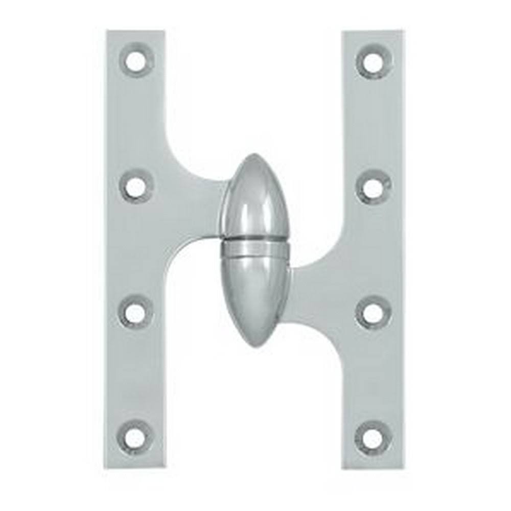 6x22 x 4x22 Hinge, Polished Chrome F5676
