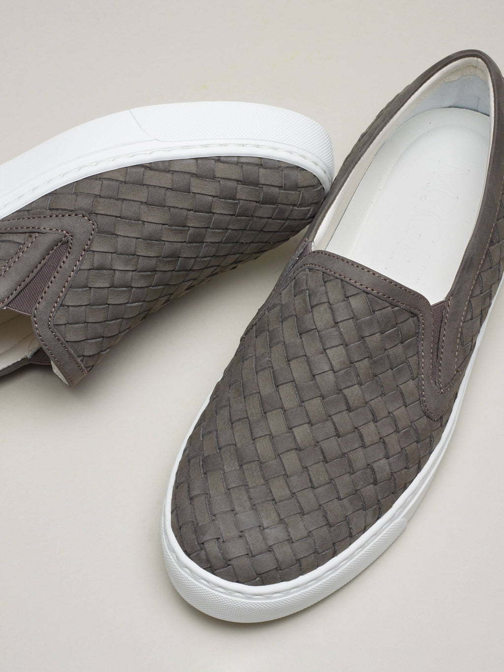 Gray Nubuck Shoes U76167