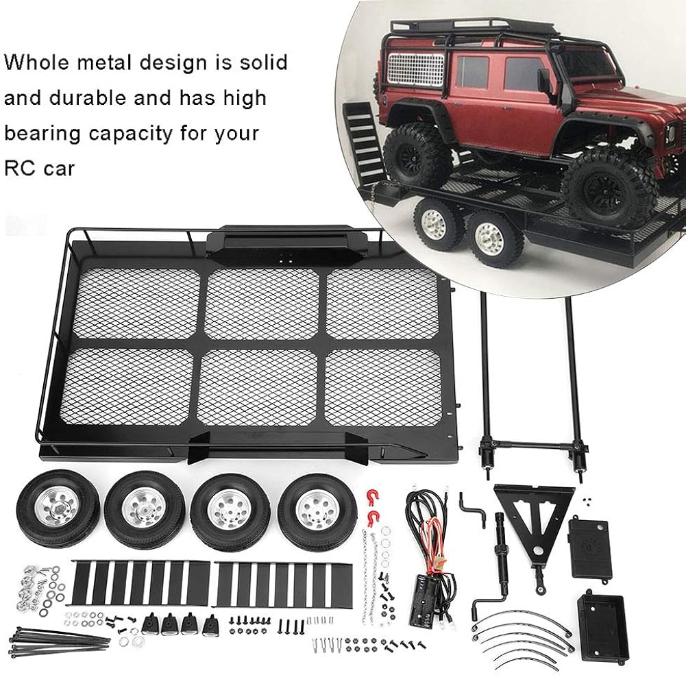 1/10 RC Car Trailer with Four Tires Q999078