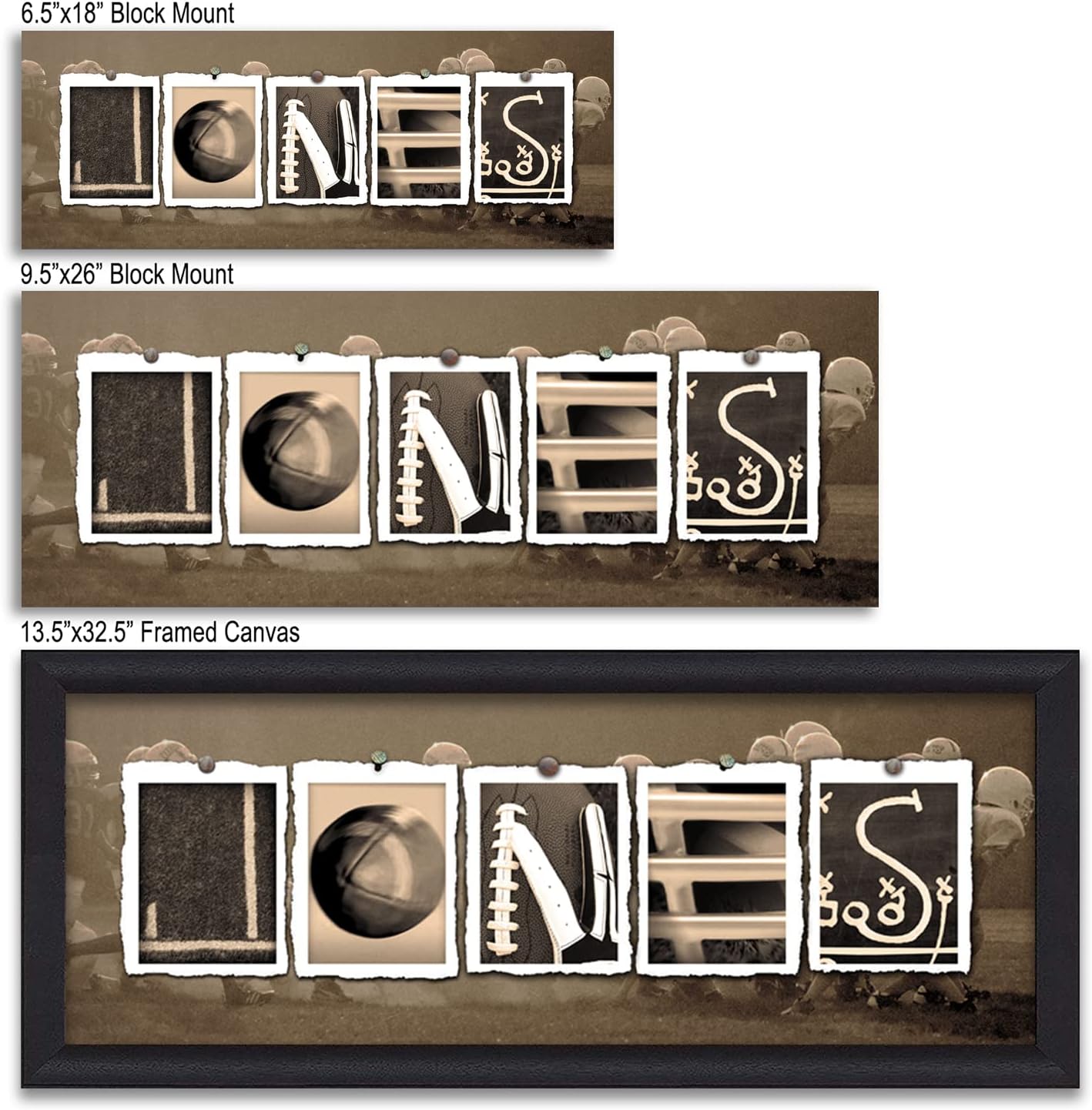 Football Name Art Decor Print F766240