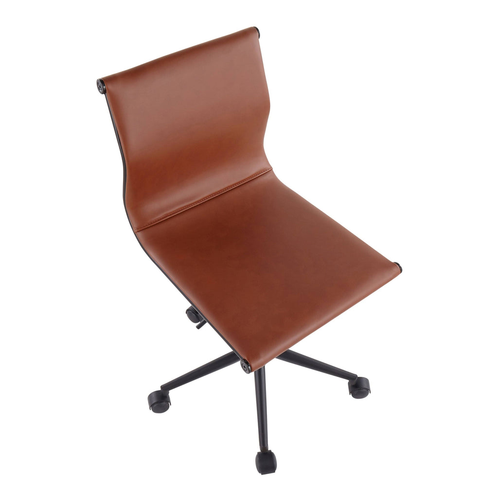 Camel Faux Leather Task Chair H1203
