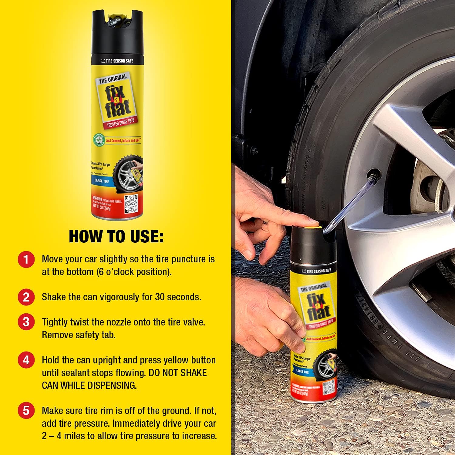 Tire Inflator 6 Pack (20 oz) L75158