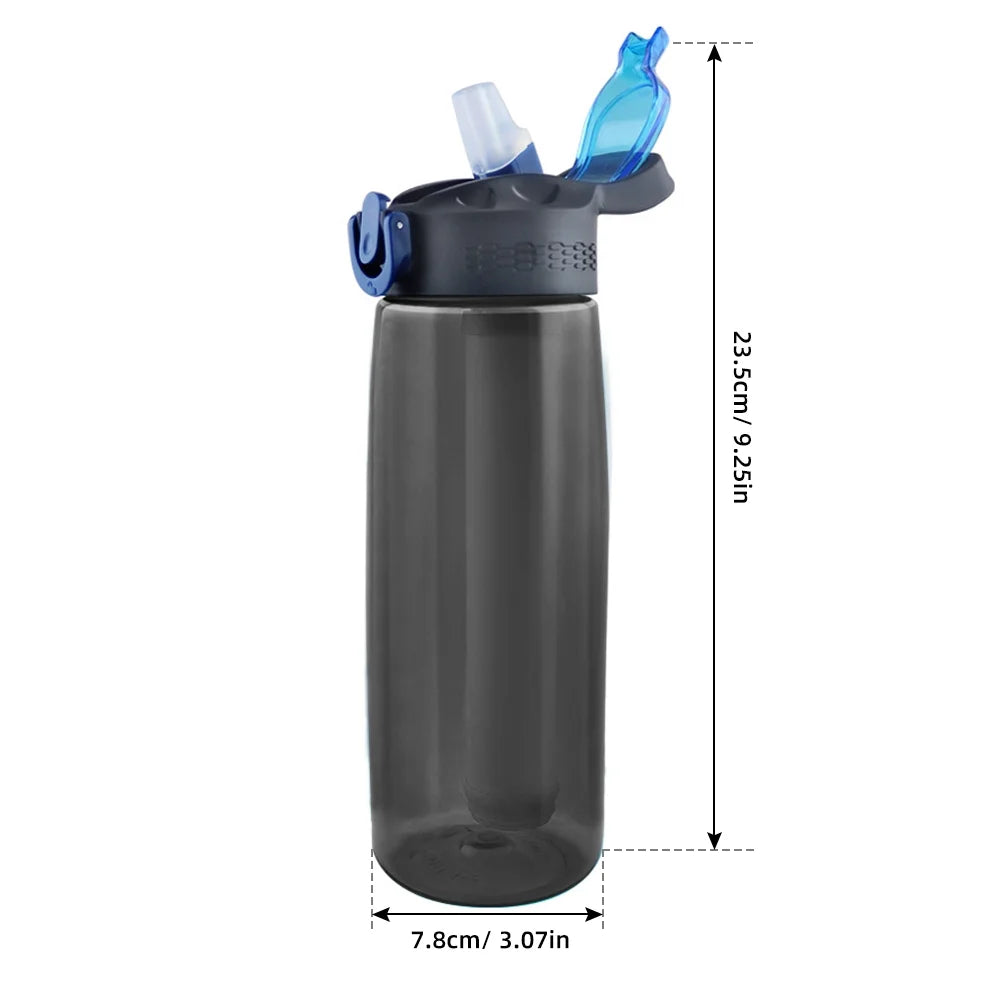 BPA Free Water Bottle with Carabiner B97511