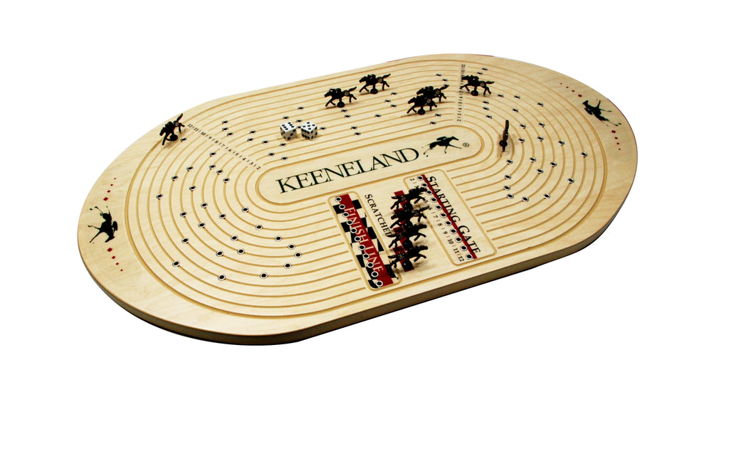 Handcrafted Horseracing Board Game O1241