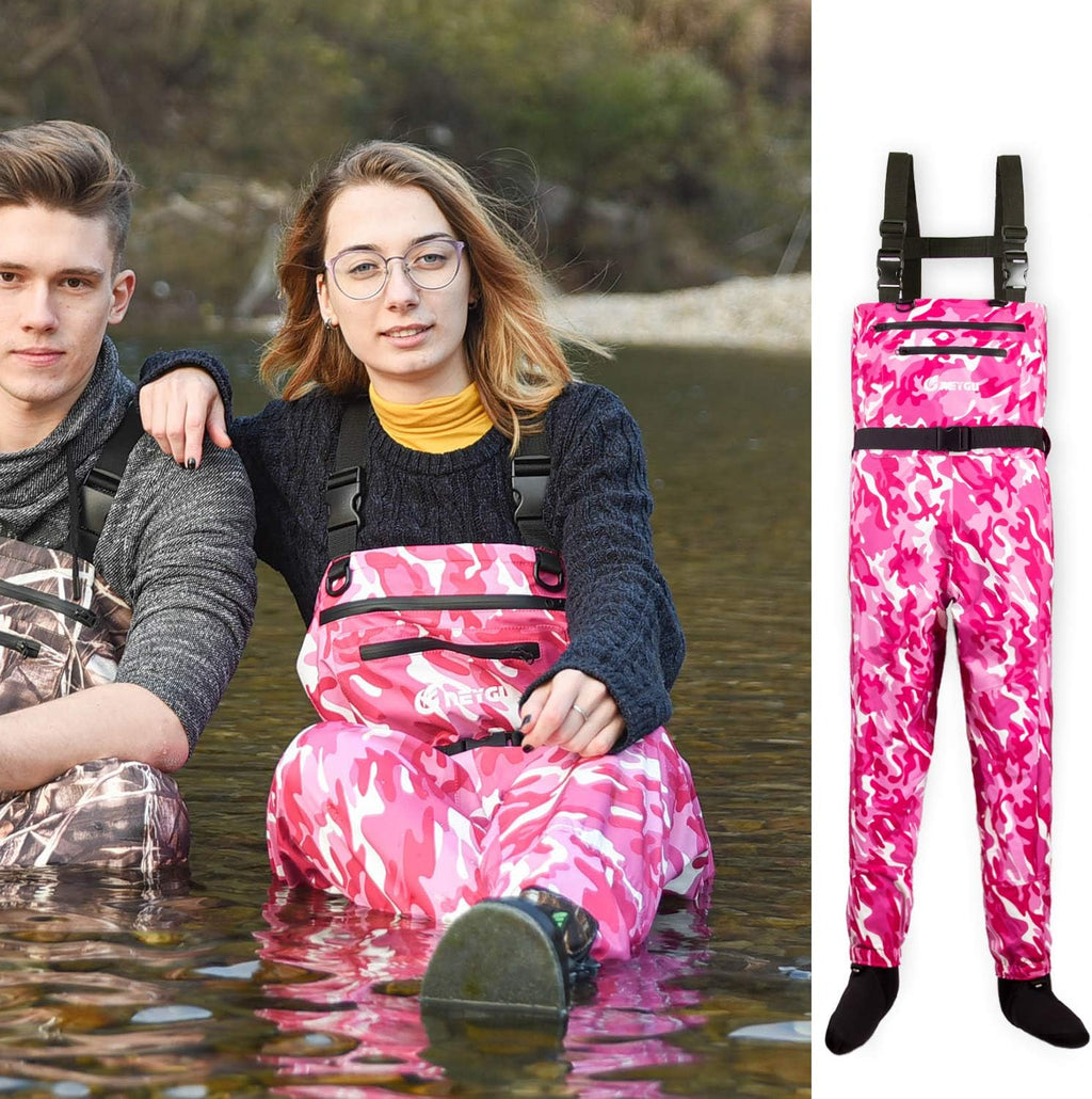 3 Camo Chest Wader with 4mm Neoprene Stocking Foot Z30413