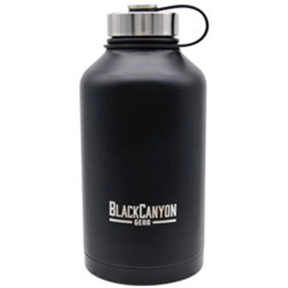 64OZ Black Water Bottle Twist Lid R23236