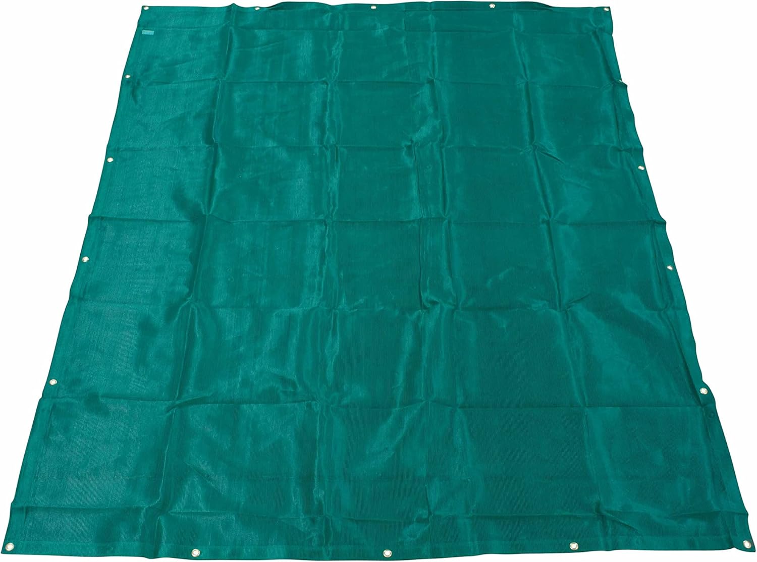 Green 10' x 22' Heavy Duty 6 Oz 70% Shade Mesh Tarps with Grommets Pack of 2 Z986