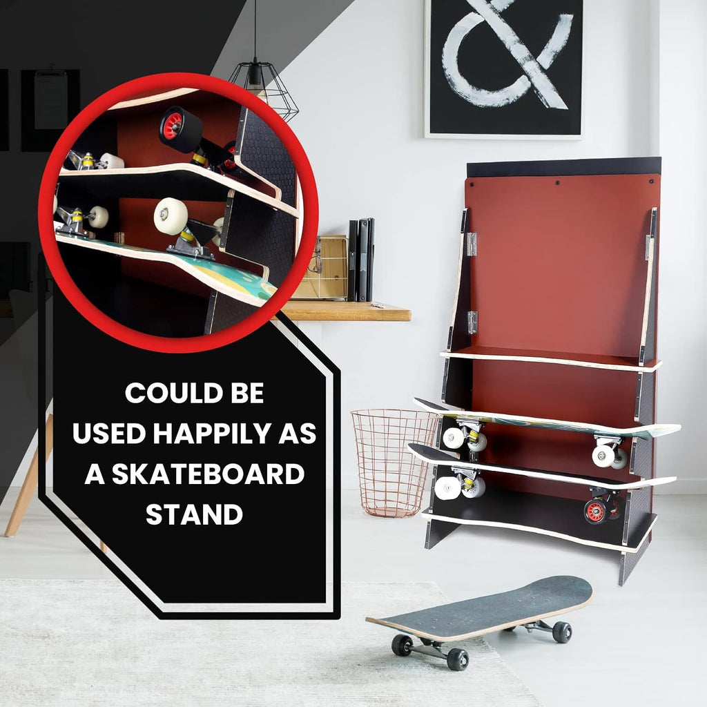 Skateboard ramp Bike ramp Scooter ramp Skate ramp RC ramp BMX ramp RC car ramp Bike ramps for Kids Jumping Skateboard Accessories Display Skateboard Rack Floor Stand Holder F725775