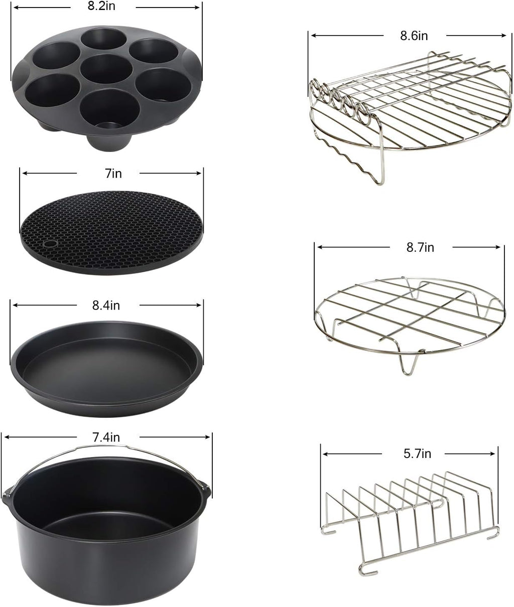 8Pcs Air Fryer Accessories Z386303