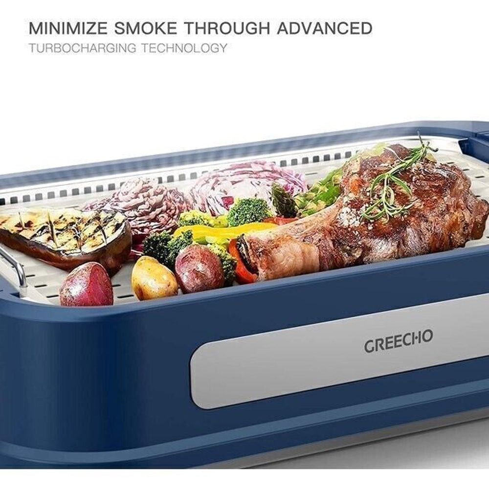 Electric Indoor Outdoor Smokeless Non Stick BBQ Grill M8359