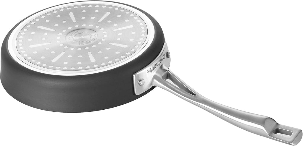 Conical Hard Anodized Cookware Set, Black I652