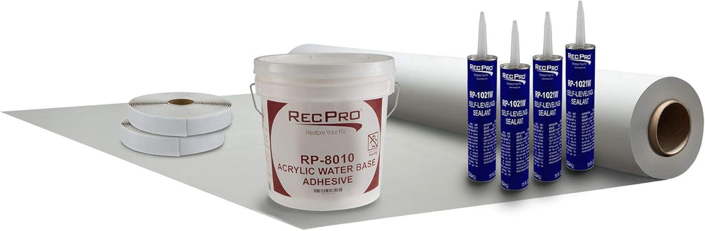 PVC Rubber Roof Kit 9.5' Wide x 5 ft - 40 ft J5758
