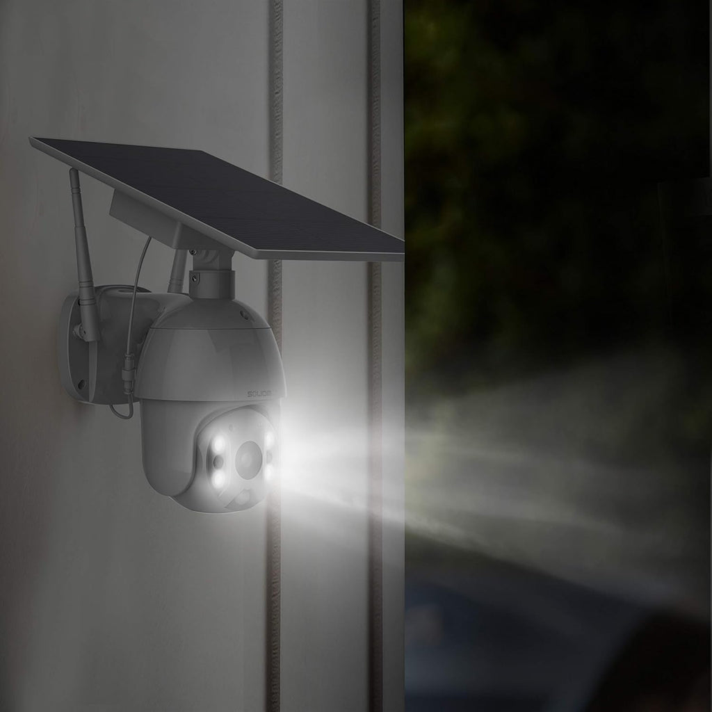Wireless Outdoor Security Cameras with Solar Battery and Color Night Vision S864