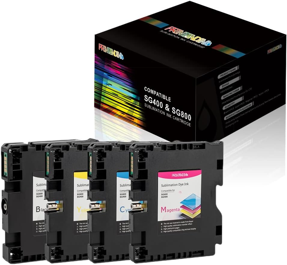 Sublimation Ink Cartridges Compatible for Sawgrass SG400 SG800 Printer Pack of 2 X416