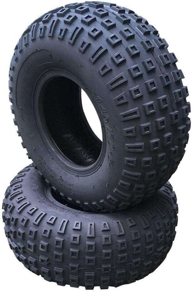 2pcs 145/70-6 ATV Sport Tires, 6-PLY Tubeless Pack of 2 S752