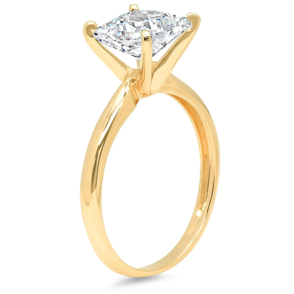 18K Yellow Gold Solitaire Engagement Ring G38972