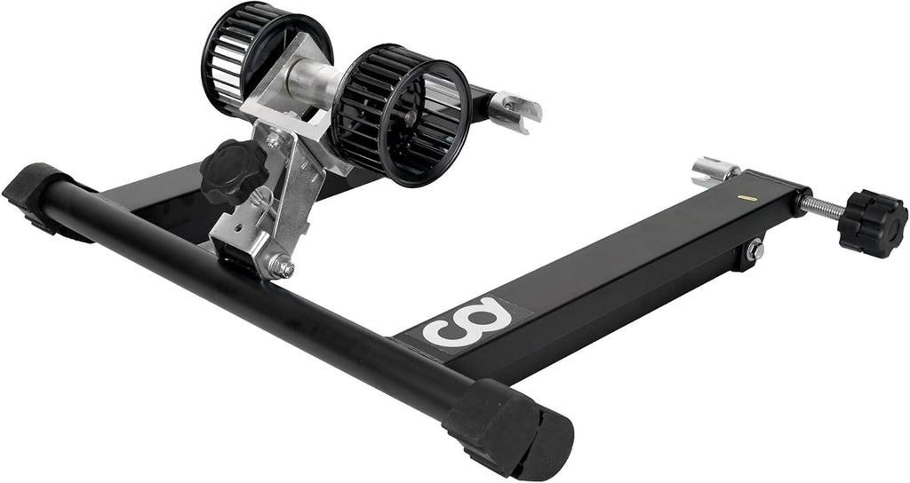 Indoor Wind Resistance Bicycle Trainer Stand with Front Block Riser & Skewers Q7773