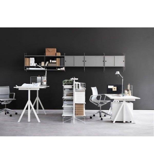 Grey Cabinet with Sliding Doors K654557