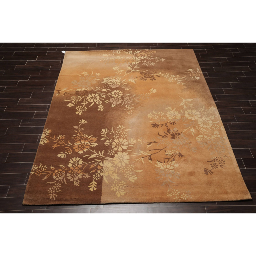 Hand Tufted 100 Wool Botanical Oriental Rug B938